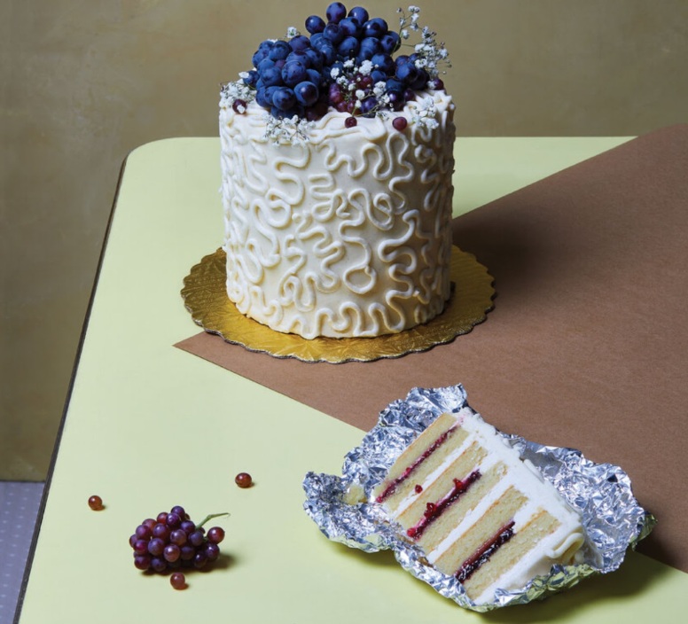 A recreation of an “election cake”, which were popular during the suffragette’s movement in the United States.